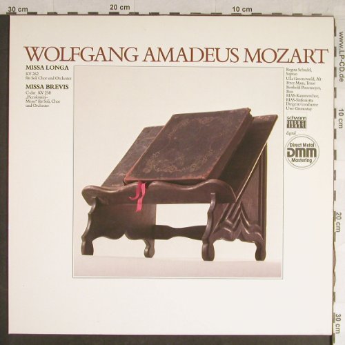 Mozart,Wolfgang Amadeus: Missa Longa / Missa Brevis, Schwann(41 669 3), D,Club Ed., 1983 - LP - L1614 - 6,00 Euro