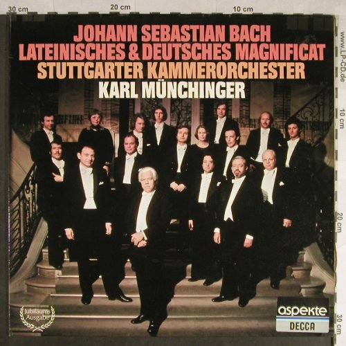 Bach,Johann Sebastian: Lateinisches & Deutsches Magnificat, Decca(6.41915 AF), D,Foc,Ri, 1969 - LP - L1635 - 5,00 Euro
