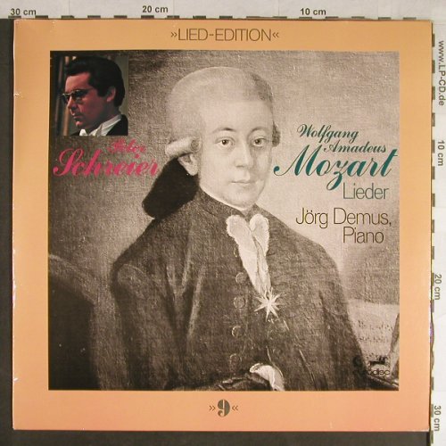 Schreier,Peter: W.A.Mozart Lieder, Jörg Demus,Piano, Eurodisc, Lied Edition 9(27 822 KK), D, m/vg+, 1975 - LP - L1638 - 4,00 Euro