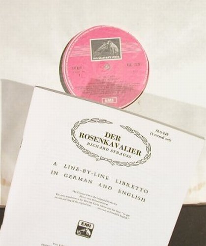 Strauss,Richard: Der Rosenkavalier, Box, Libretto, EMI(SLS 810), UK, Ri,  - 4LP - L1684 - 17,50 Euro