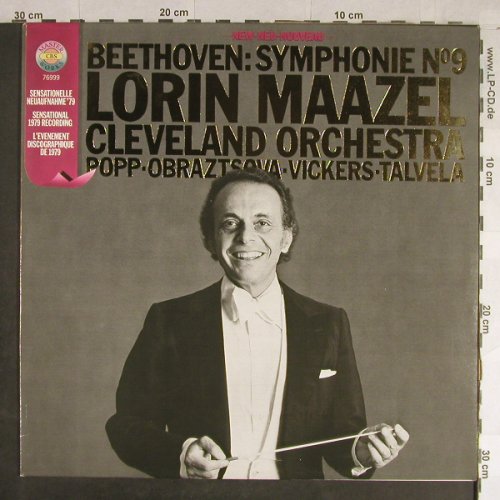 Beethoven,Ludwig van: Sinfonie Nr.9 , d-minor, CBS Masterworks(76999), D, 1979 - LP - L1704 - 7,50 Euro
