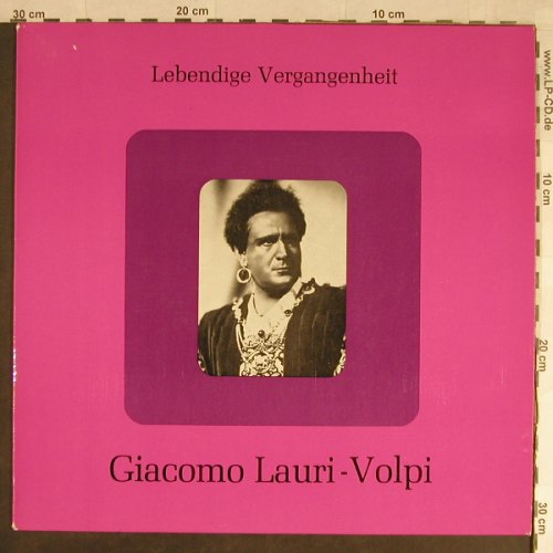 Lauri-Volpi,Giacomo: Lebendige Vergangenheit, LV(LV 36), A,  - LP - L1755 - 6,00 Euro