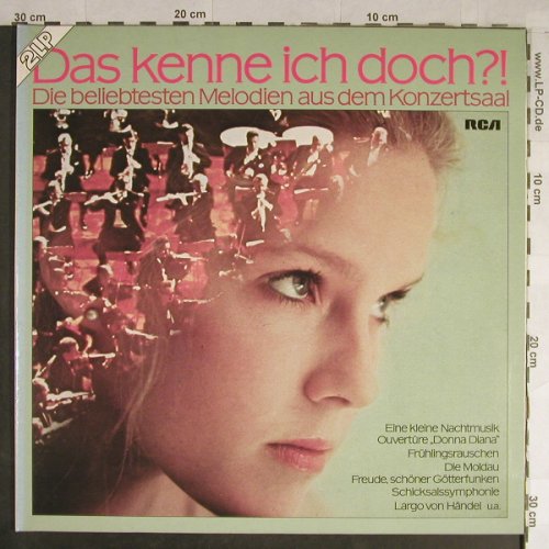 V.A.Das kenne ich doch?!: Die beliebtesten Melodien a.d.Konze, RCA Victrola(VL 30415), D, Foc,Ri, 1981 - 2LP - L1791 - 7,50 Euro