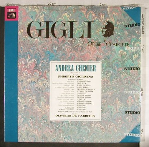 Giordano,Umberto: Andrea Chenier,Box, FS-New, EMI(1170693 M), I, Ri, 1984 - 2LP - L1812 - 20,00 Euro