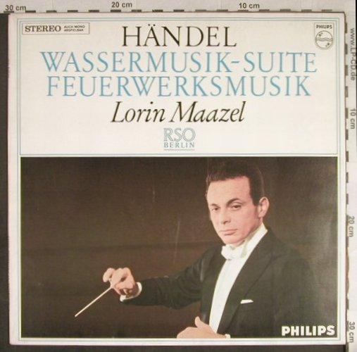 Händel,Georg Friedrich: Wassermusik-Suite/Feuerwerksmusik, Philips(88 083 DY), NL, 1976 - LP - L1854 - 5,00 Euro