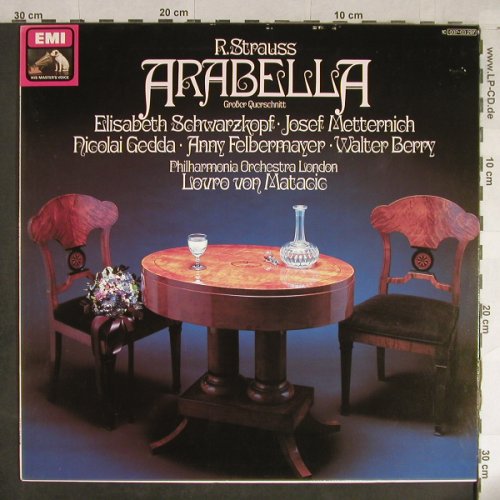 Strauss,Richard: Arabella - Opernquerschnitt, (1954), EMI(037-03 297), D, Ri,  - LP - L1860 - 5,00 Euro