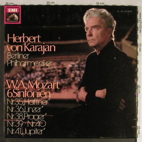 Mozart,Wolfgang Amadeus: 6 Sinfonien, Box, EMI(197-02 145/47), D, 1971 - 3LP - L1879 - 15,00 Euro