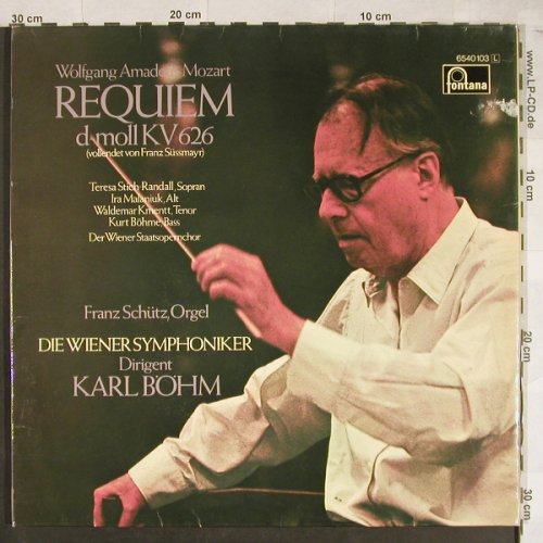 Mozart,Wolfgang Amadeus: Requiem d-moll KV 626, Foc²,m /vg-, Fontana(6540 103), D,  - LP - L1943 - 4,00 Euro