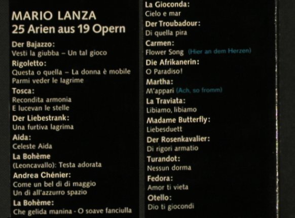 Lanza,Mario: 25 Arien Aus 19 Opern, Box, RCA Red Seal(RK 11 529/1-2), D, 1972 - 2LP - L1962 - 7,50 Euro