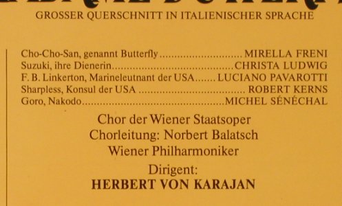 Puccini,Giacomo: Madame Butterfly-Gr.Quers., ital, Decca(26 091-9), D, Ri, 1974 - LP - L2024 - 5,00 Euro