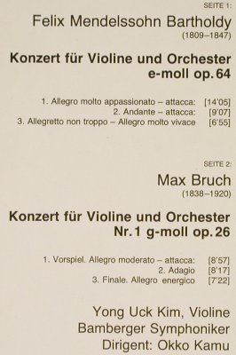 Mendelssohn Bartholdy,Felix / Bruch: Violinkonzerte, D.Gr. Resonance(2535 294), D, 1981 - LP - L2063 - 6,00 Euro