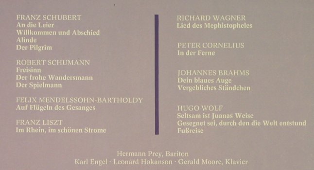 Prey,Hermann: Auf Flügeln des Gesanges, Foc, Philips(6541 501), D,Cov.blau, 1974 - LP - L2076 - 5,00 Euro