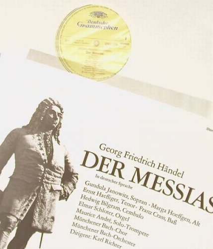 Händel,Georg Friedrich: Der Messias, Box, Deutsche Gramophon(2721 076), D, Ri,  - 3LP - L2082 - 12,50 Euro