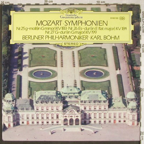 Mozart,Wolfgang Amadeus: Symphonien Nr.25 g-moll,26,27, Deutsche Grammophon(2530 120), D, 1973 - LP - L2096 - 6,00 Euro