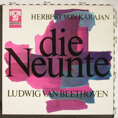 Beethoven,Ludwig van: Sinfonie Nr.9 d-moll op.125, HörZu(HZ E 107), D,  - LP - L2129 - 7,50 Euro