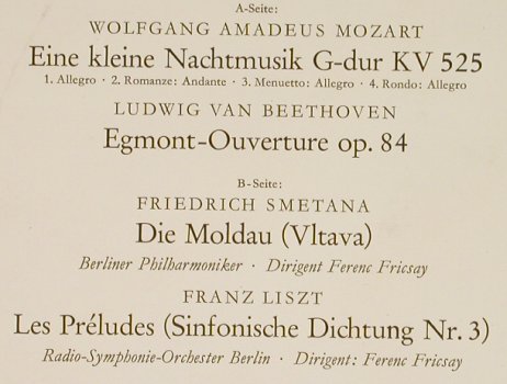 Mozart,Wolfgang Amadeus: Eine Kleine Nachtmusik/Egmond-Ouv., D.Gr.(LPEM 19 226), D,vg+/m-,  - LP - L2181 - 9,00 Euro