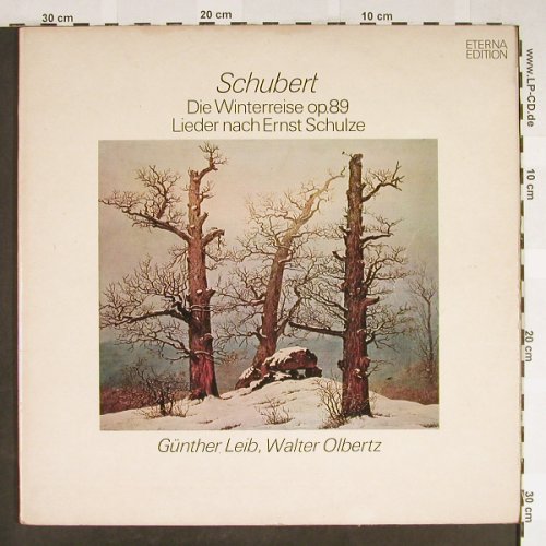 Schubert,Franz: Winterreiseop.89, Foc, vg+/vg+, Eterna(8 26 255/256), DDR, 1972 - 2LP - L2192 - 6,00 Euro
