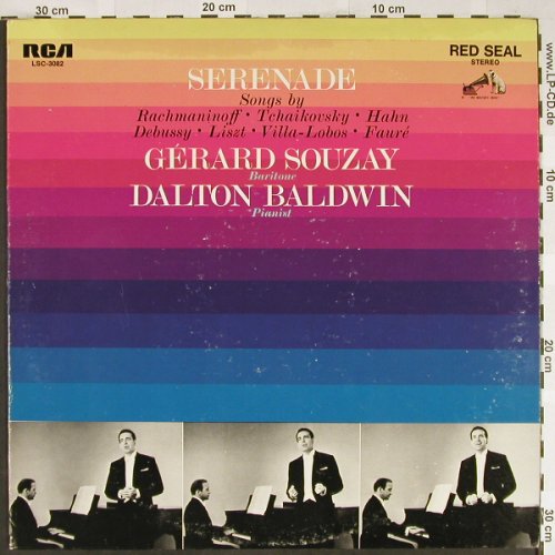 Souzay,Gerard / Dalton Baldwin: Serenade, m-/vg+, RCA Red Seal(LSC-3082), US, 1969 - LP - L2199 - 5,00 Euro
