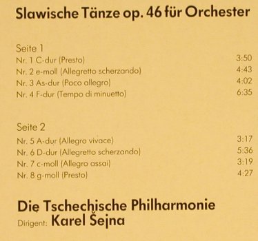 Dvorak,Antonin: Slawische Tänze op.46, Supraphon/Eurodisc(31 526 7), D, 1979 - LP - L2247 - 6,00 Euro