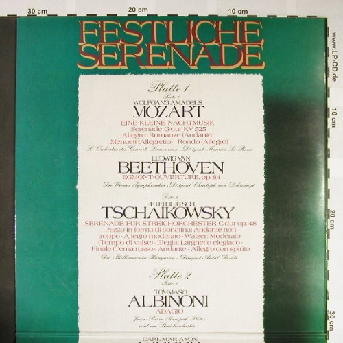 V.A.Festliche Serenade: 11 volkstümliche Meisterwerke, Foc, Fontana(6736 003), D, 1968 - 2LP - L2250 - 7,50 Euro