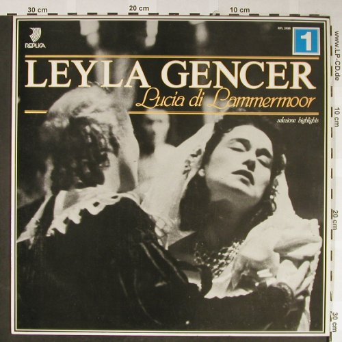 Donizetti,Gaetano: Lucia di Lammermoor- Leyla Gencer, Replica(RPL 2486), I, 1980 - LP - L2280 - 5,00 Euro