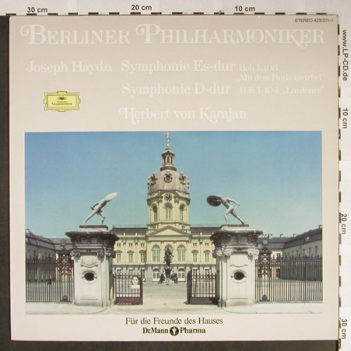 Haydn,Joseph: Sinfonie Es-du,103/Symph. D-dur 104, D.Gr. / Dr.Mann Pharma(429 311-1), D, 1989 - LP - L2325 - 5,00 Euro