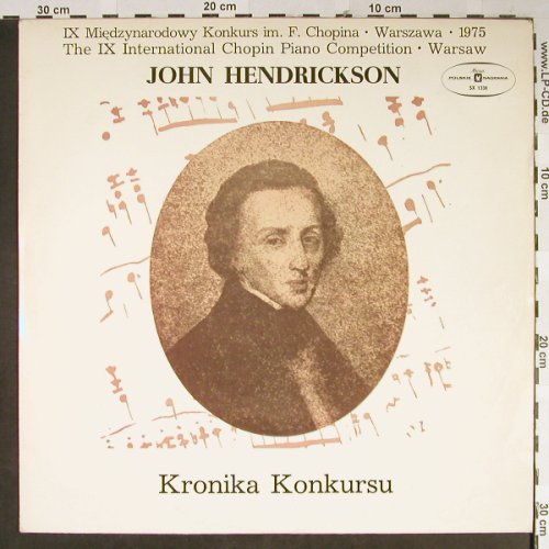 Chopin,Frederic: Kronika Konkursu, vg+/vg+, Muza(SX 1338), PL,  - LP - L2351 - 4,00 Euro