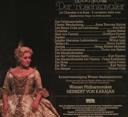Strauss,Richard: Der Rosenkavalier, Box, D.Gr.(413 163-1), D, 1984 - 4LP - L2354 - 20,00 Euro