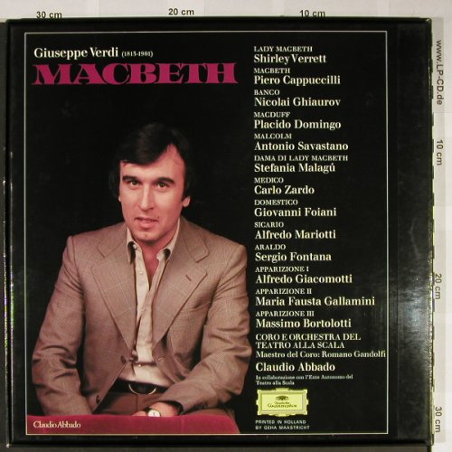 Verdi,Giuseppe: Macbeth, Box, D.Gr.(2740 158), D/NL, 1976 - 3LP - L2356 - 15,00 Euro