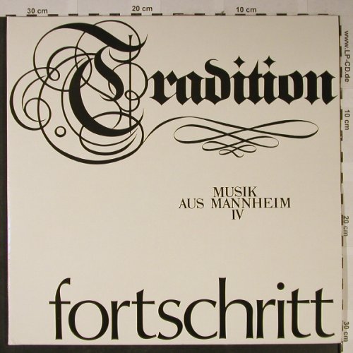 V.A.Musik aus Mannheim IV: Tradition Fortschritt, Boehringer, Promoton(401/402), D, 1981 - 2LP - L2406 - 7,50 Euro