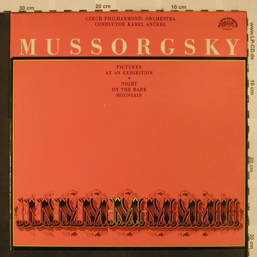 Mussorgsky,Modest: Pictures At An Exhibition, Supraphon(10 0570-1), CZ, Ri, 1969 - LP - L2464 - 6,00 Euro