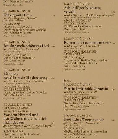 V.A.Das goldene Operetten Archiv: 20 - K - Eduard Künnecke, Mercato(29 319 1), D, 1983 - LP - L2485 - 5,50 Euro