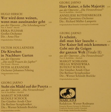 V.A.Das goldene Operetten Archiv: 11 - H-J - Heuberger..Jarno, Mercato(29 310 0), D, 1983 - LP - L2489 - 5,50 Euro