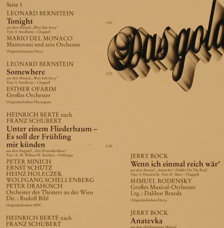 V.A.Das goldene Operetten Archiv:  4  - B,C,D - Bernstein..Dellinger, Mercato(29 303 5), D, 1983 - LP - L2491 - 5,50 Euro