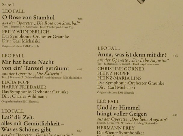 V.A.Das goldene Operetten Archiv:  8  - F - Leo Fall,Hugo Felix,Friml, Mercato(29 307 6), D, 1983 - LP - L2495 - 5,50 Euro