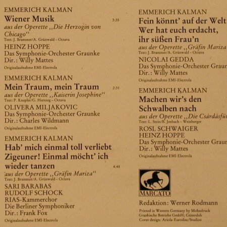 V.A.Das goldene Operetten Archiv: 13  - K - Emmerich Kálmán, Mercato(29 312 6), D, 1983 - LP - L2498 - 5,50 Euro