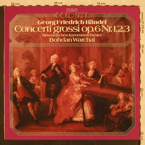 Händel,Georg Friedrich: Concerti Grossi op.6 Nr.1,2,3, RCA Gold Seal(GL 30302), D, Ri, 1978 - LP - L2530 - 5,00 Euro