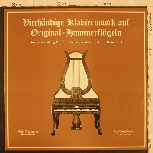 V.A.Vierhändige Klaviermusik auf: Original-Hammerflügeln, Pianohaus Trübger/Teldec(TST 77 747), D, m-/vg+, 1973 - LP - L2542 - 7,50 Euro