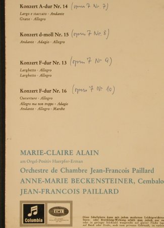 Händel,Georg Friedrich: 16 Konzerte f.Orgel u.Orch.,Folge4, Columbia/Erato(SMC 95 008), D,woc,  - LP - L2649 - 6,00 Euro