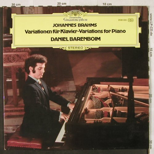 Brahms,Johannes: Variationen für Klavier,D.G.Katalog, D.Gr.(2530 335), D, Foc, 1973 - LP - L2699 - 7,50 Euro