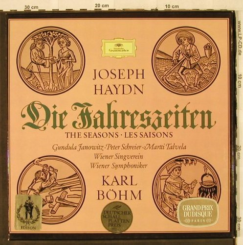 Haydn,Joseph: Die Jahreszeiten,Box, D.Gr.(2709 026), D,m-/vg+,  - 3LP - L2704 - 11,50 Euro