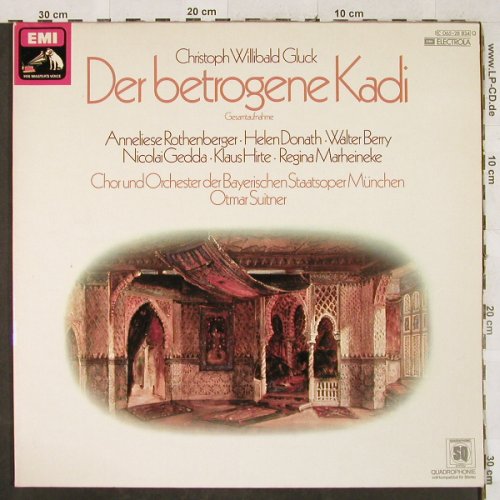 Gluck,Christoph Willibald: Der Betrogene Kadi, Foc, EMI(C 065-28 834 Q), D, 1975 - LP - L2746 - 6,00 Euro
