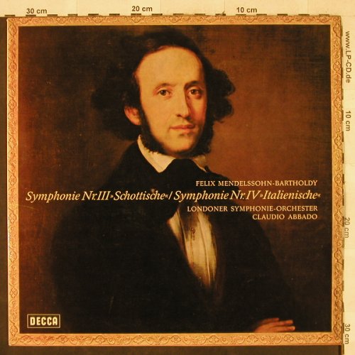 Mendelssohn Bartholdy,Felix: Sinfonie Nr.3 -Schottische/Sym.Nr.4, Decca(SXL 6363), D,  - LP - L2779 - 7,50 Euro