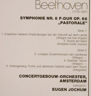 Beethoven,Ludwig van: Sinfonie Nr.6 - Pastorale, op.68, Philips Sequenza(6527 045), NL,Ri,  - LP - L2799 - 6,00 Euro
