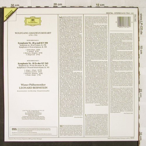 Mozart,Wolfgang Amadeus: Sinfonien Nr.39 & 40, Deutsche Gramophon(413 776-1), D, 1984 - LP - L2831 - 7,50 Euro