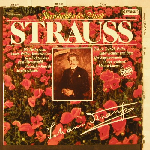 Strauss,Johann (Vater & Sohn): Sternstunden der Musik, Foc, Capriccio(26 418-4), D, 1988 - 2LP - L2833 - 9,00 Euro