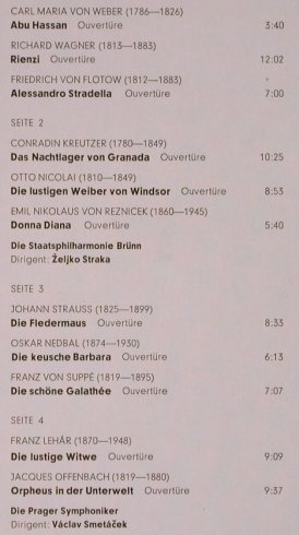 V.A.Das Große Ouverturen-Album: Weber,Wagner...Offenbach, Foc, Supraphon/Eurodisc(25 407 XBU), D, 1977 - 2LP - L2835 - 6,00 Euro
