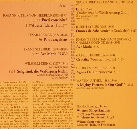 Domingo,Placido/Wiener Sängerknaben: Ave Maria, RCA(26 021-6), D, ClubEd., 1979 - LP - L2840 - 5,00 Euro
