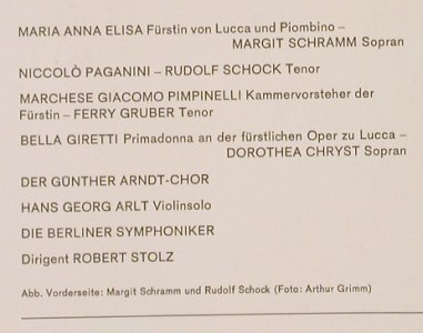 Lehar,Franz: Paganini-Großer Querschnitt, Eurodisc(77 009 IE), D,  - LP - L2843 - 5,00 Euro