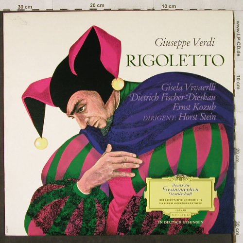 Verdi,Giuseppe: Rigoletto - Querschnitt in deutsch, D.Gr.(136 412), D,  - LP - L2859 - 9,00 Euro